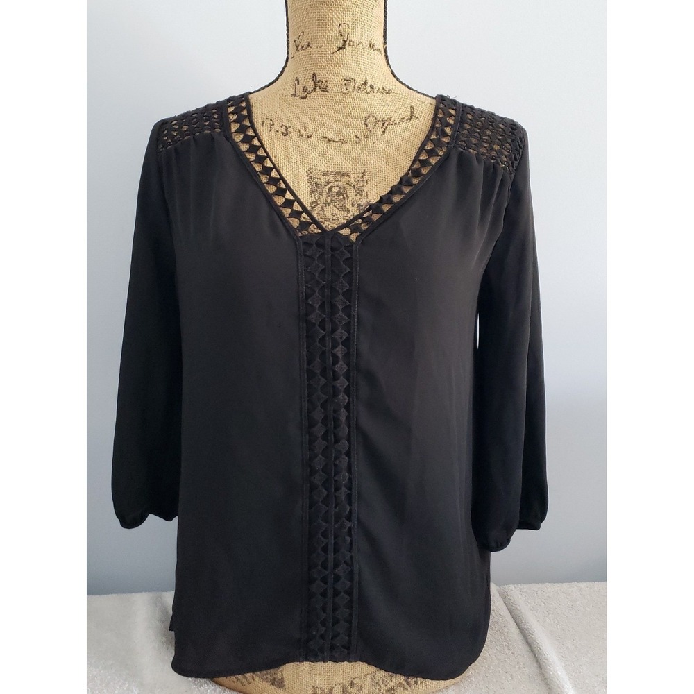 Xhilaration Womans 3/4 Sleeve Blouse Size XS